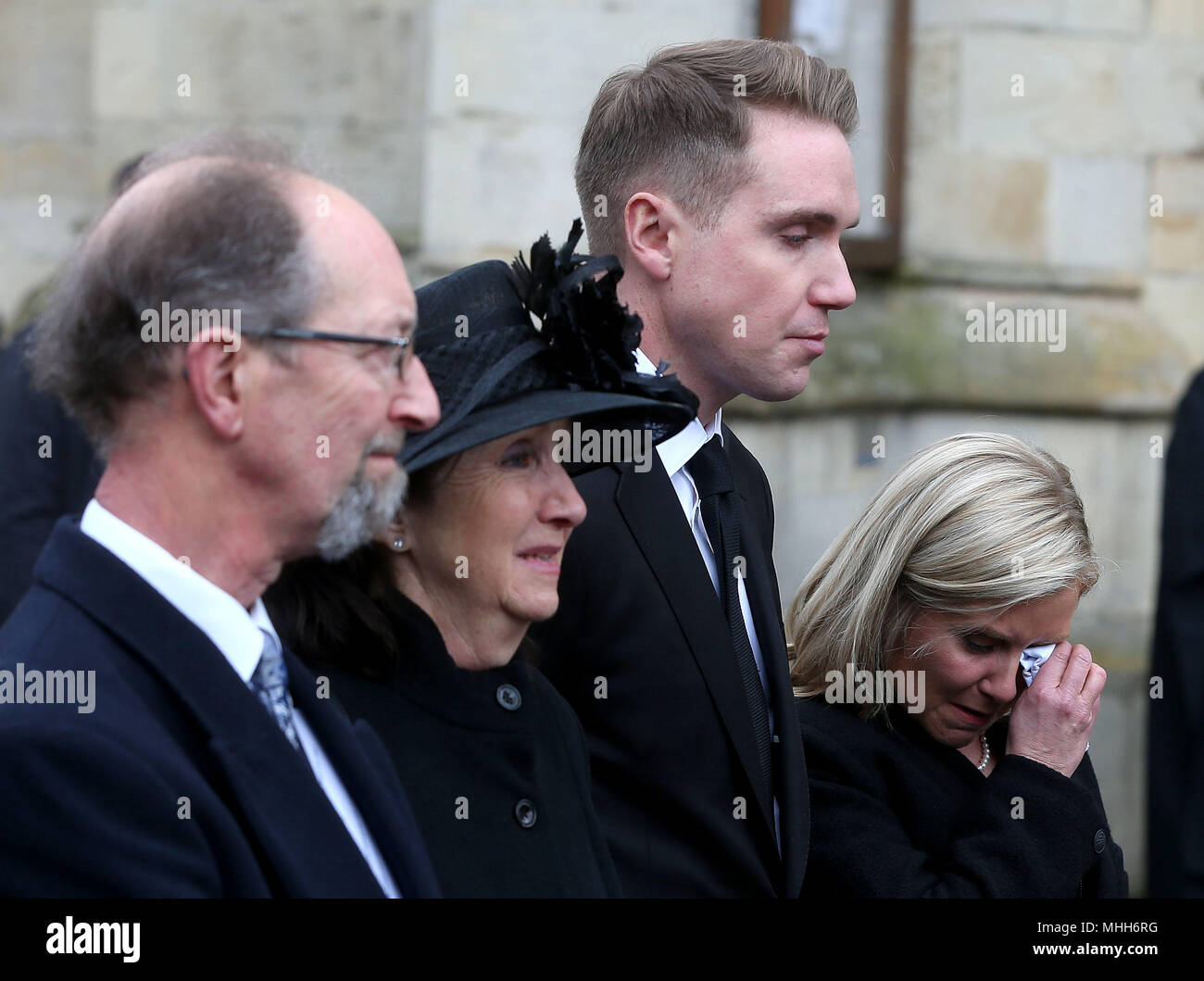 Attends Professor Stephen Hawking funeral at Church of St Mary the Great, The University Church,