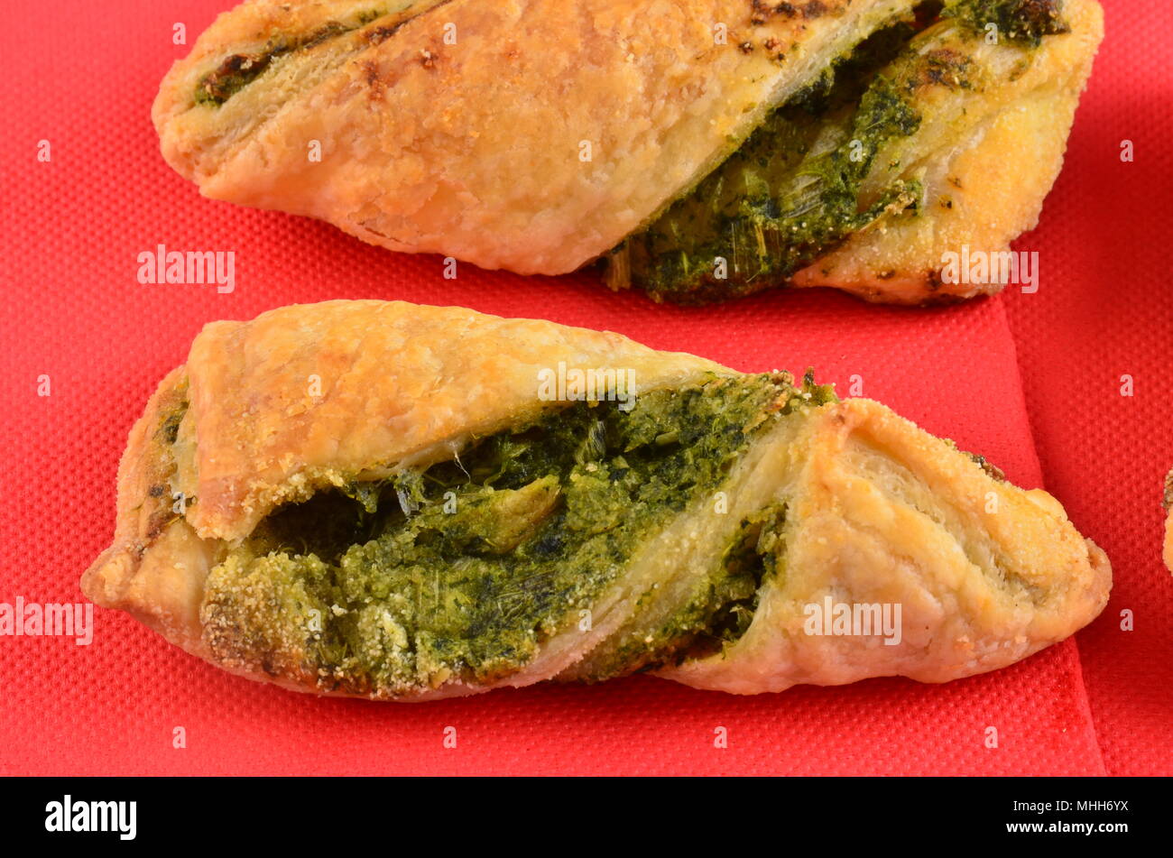Crackers with tuna salad on wooden plate in restaurant Stock Photo Alamy
