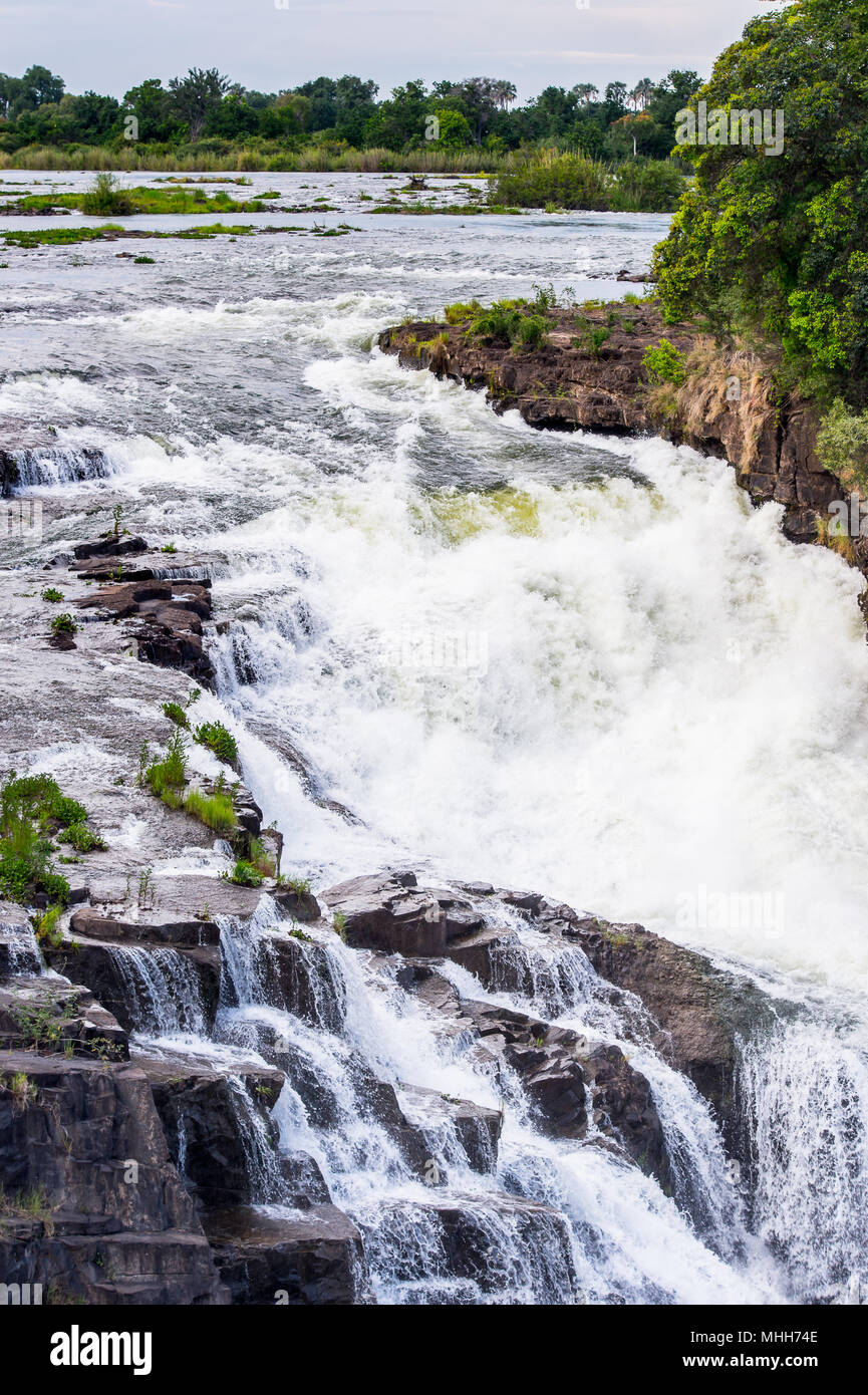 Victoria Falls, Zambezi River, Zimbabwe and Zambia Stock Photo