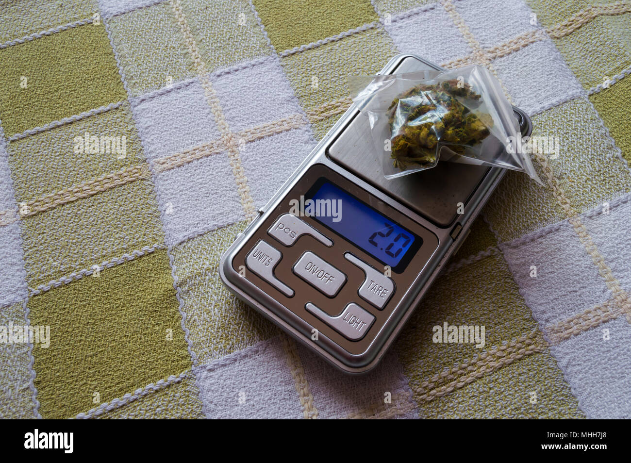 https://c8.alamy.com/comp/MHH7J8/small-digital-weighing-machine-of-precision-with-a-plastic-bag-with-two-grams-of-marijuana-buds-concept-of-selling-drugs-weighing-or-package-MHH7J8.jpg