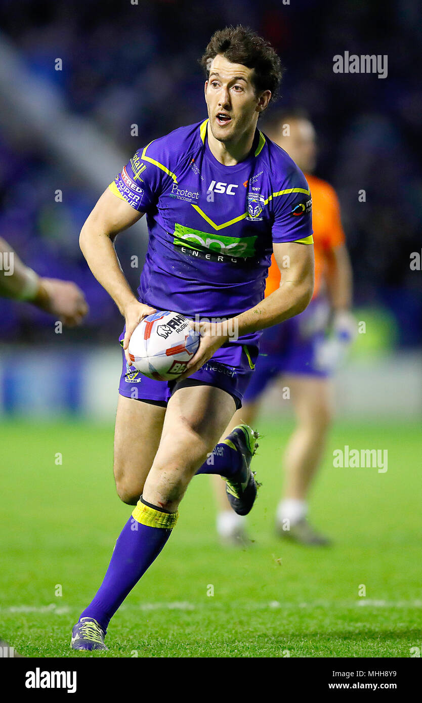 Warrington Wolves' Stefan Ratchford in action against Huddersfield ...