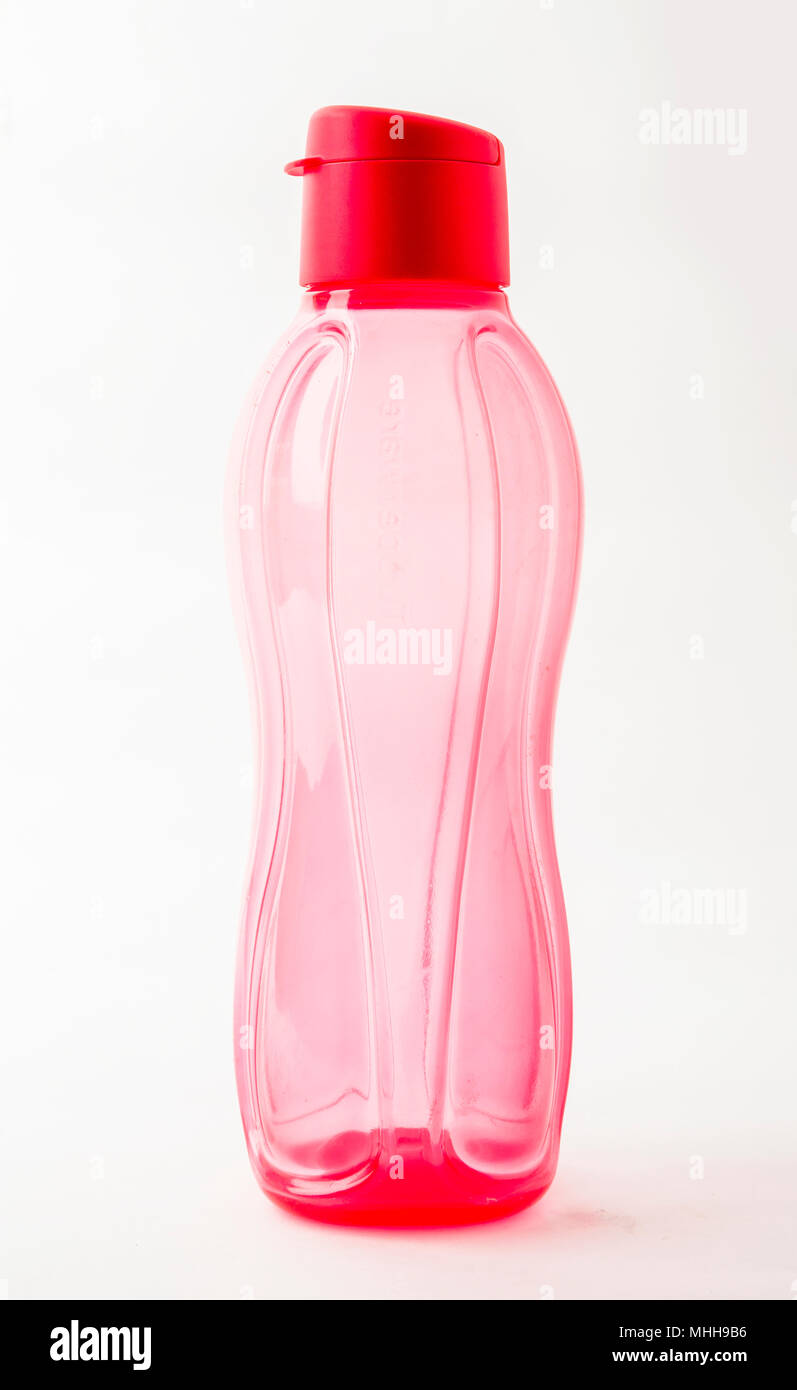 plastic water bottle in white background Stock Photo - Alamy