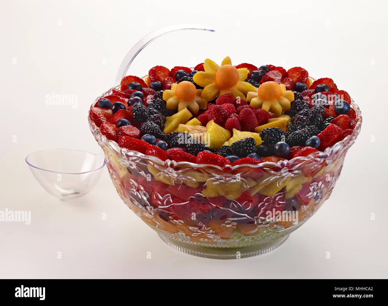 Fruit Salad Bowl With An Assortment of Fruit Stock Photo Alamy