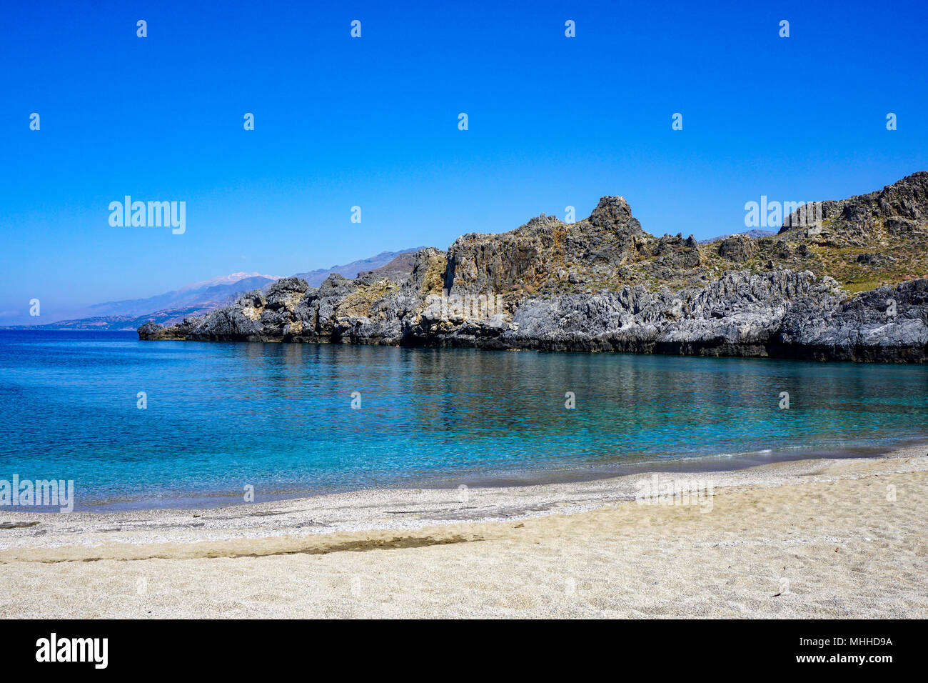 Skinaria Beach near Plakias in southern Crete, Greece Stock Photo