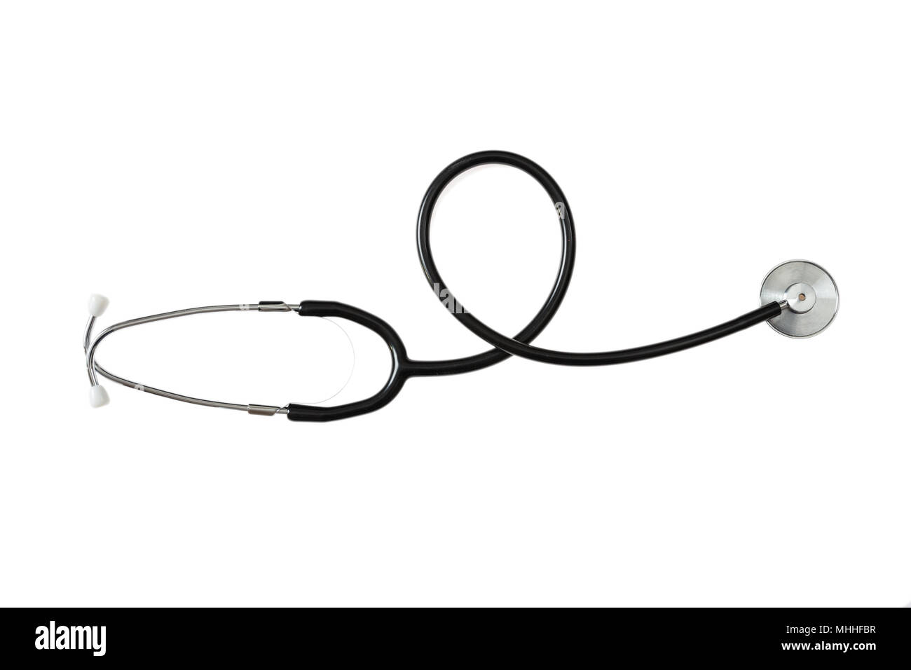Black stethoscope isolated on white hi-res stock photography and images ...