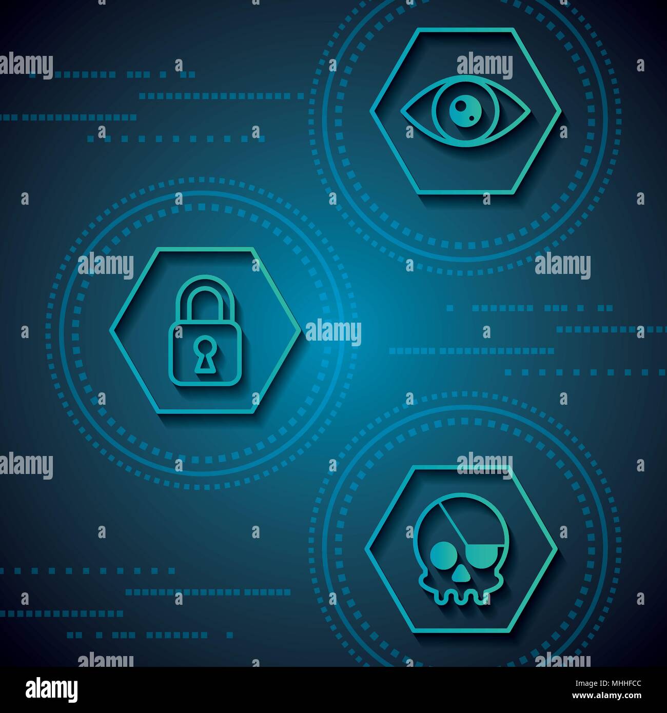 cyber security technology Stock Vector Image & Art - Alamy