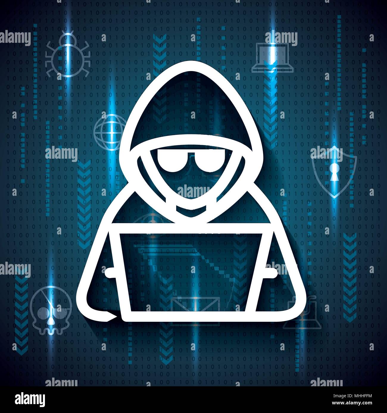 cyber security technology Stock Vector Image & Art - Alamy