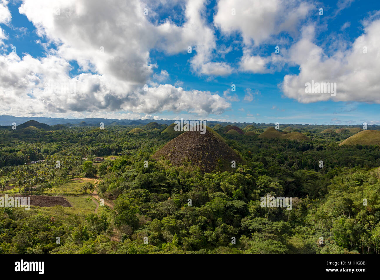 Chocolate Hills Carmen Bohol Philippines 19. April, 2018 The famous