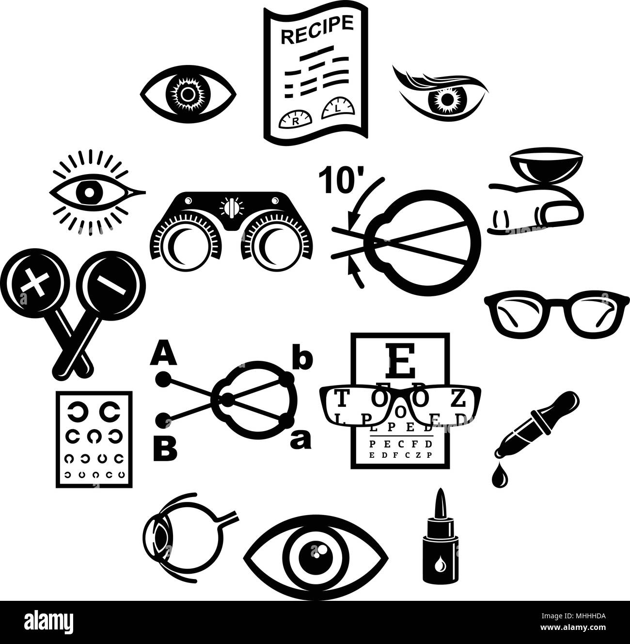 Dentist ophthalmologist Black and White Stock Photos & Images - Alamy