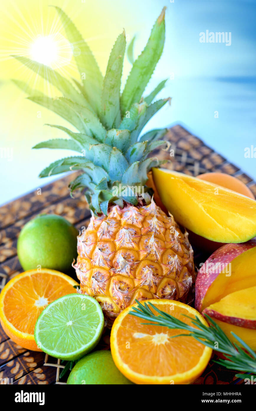 Tropical fruits mango hi-res stock photography and images - Alamy