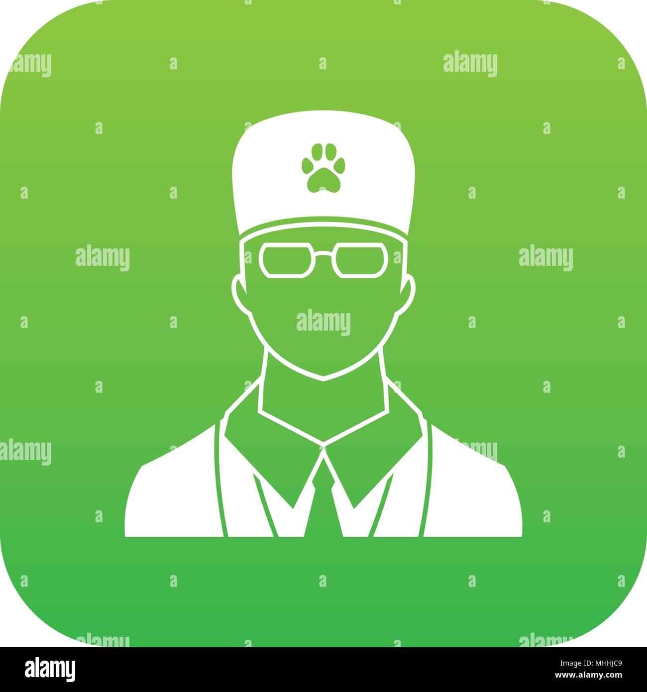Veterinarian icon digital green Stock Vector Image & Art - Alamy