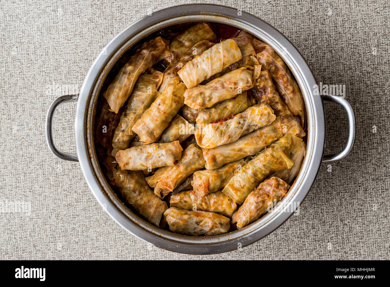Turkish Dolma Lahana Sarmasi / Cabbage Rolls. turkish food culture Stock Photo Alamy