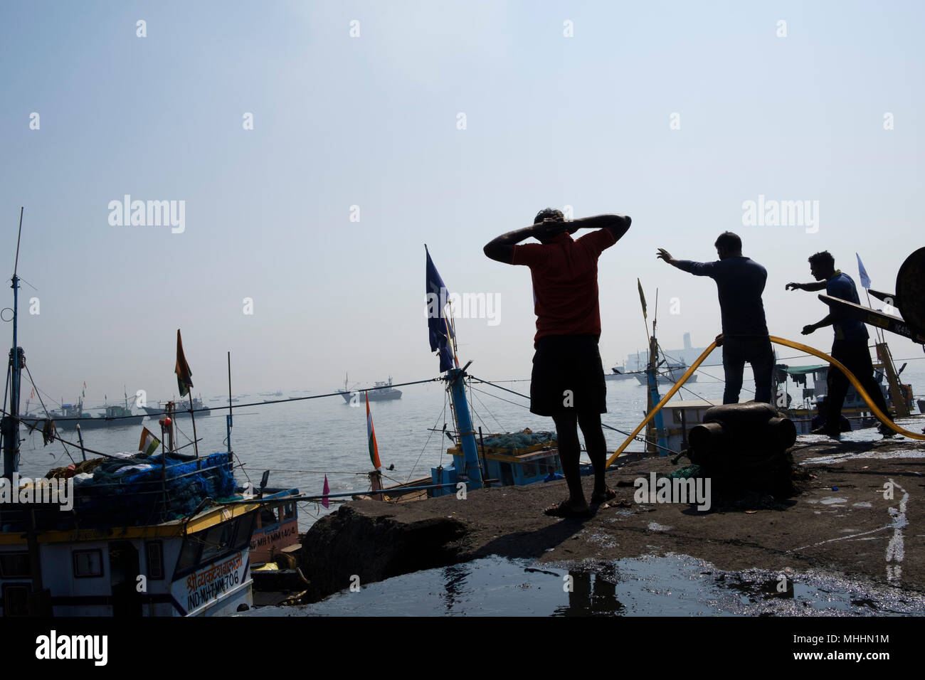 Largest fish market in india hi-res stock photography and images - Alamy