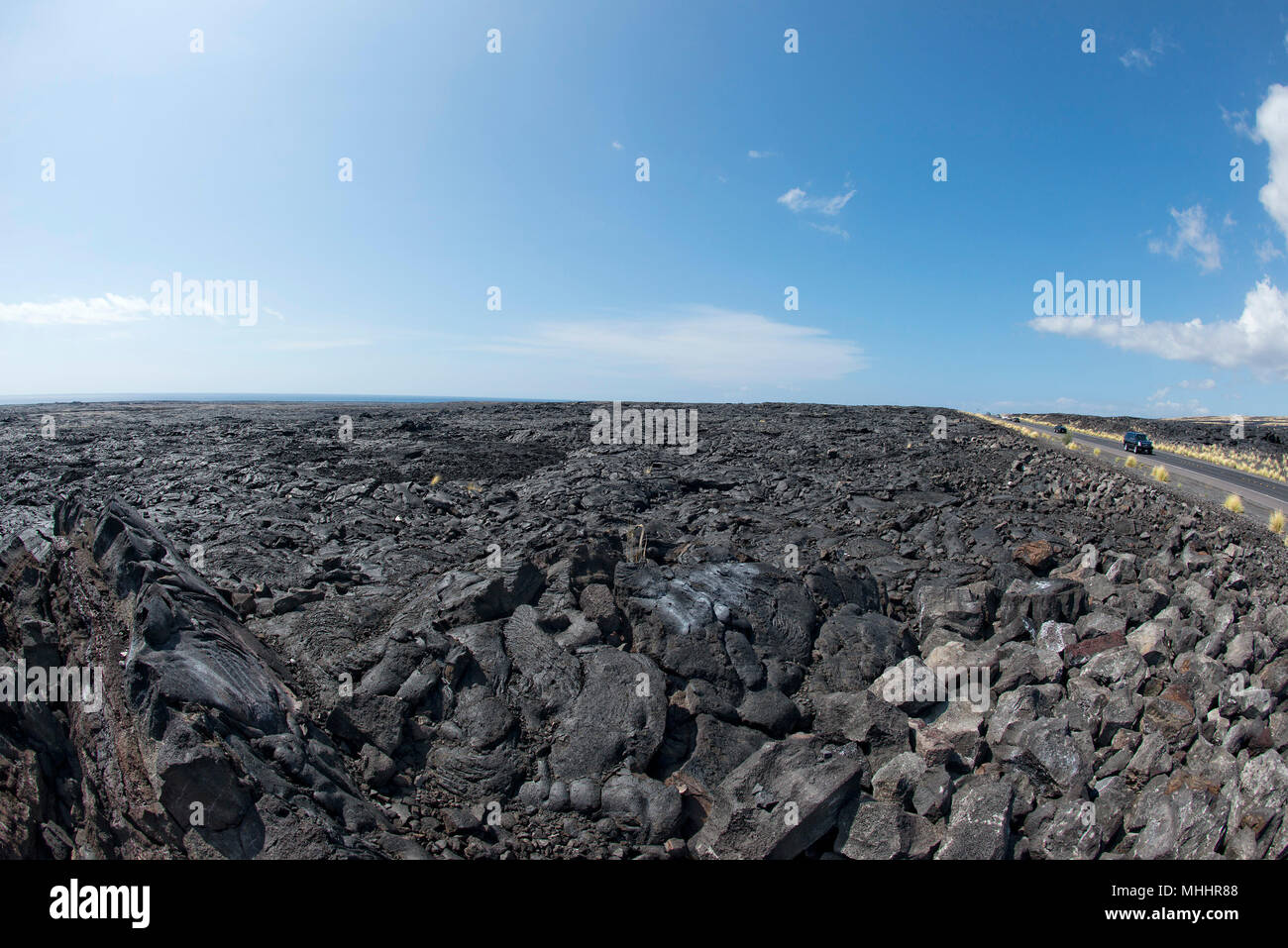 Hawaii big island lava fields Stock Photo - Alamy