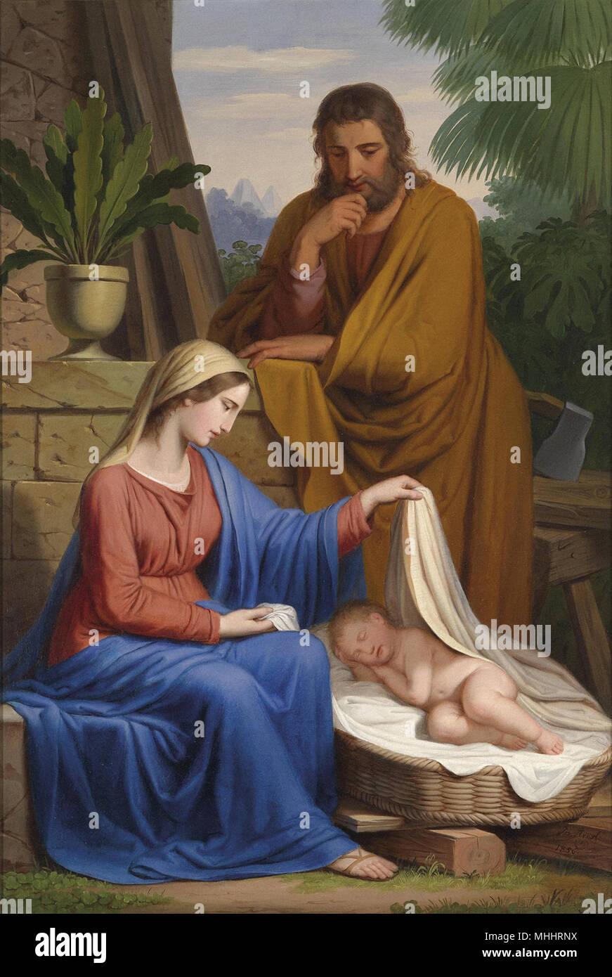 Mhh Rnx The holy family 20th century hi-res stock photography and images - Alamy