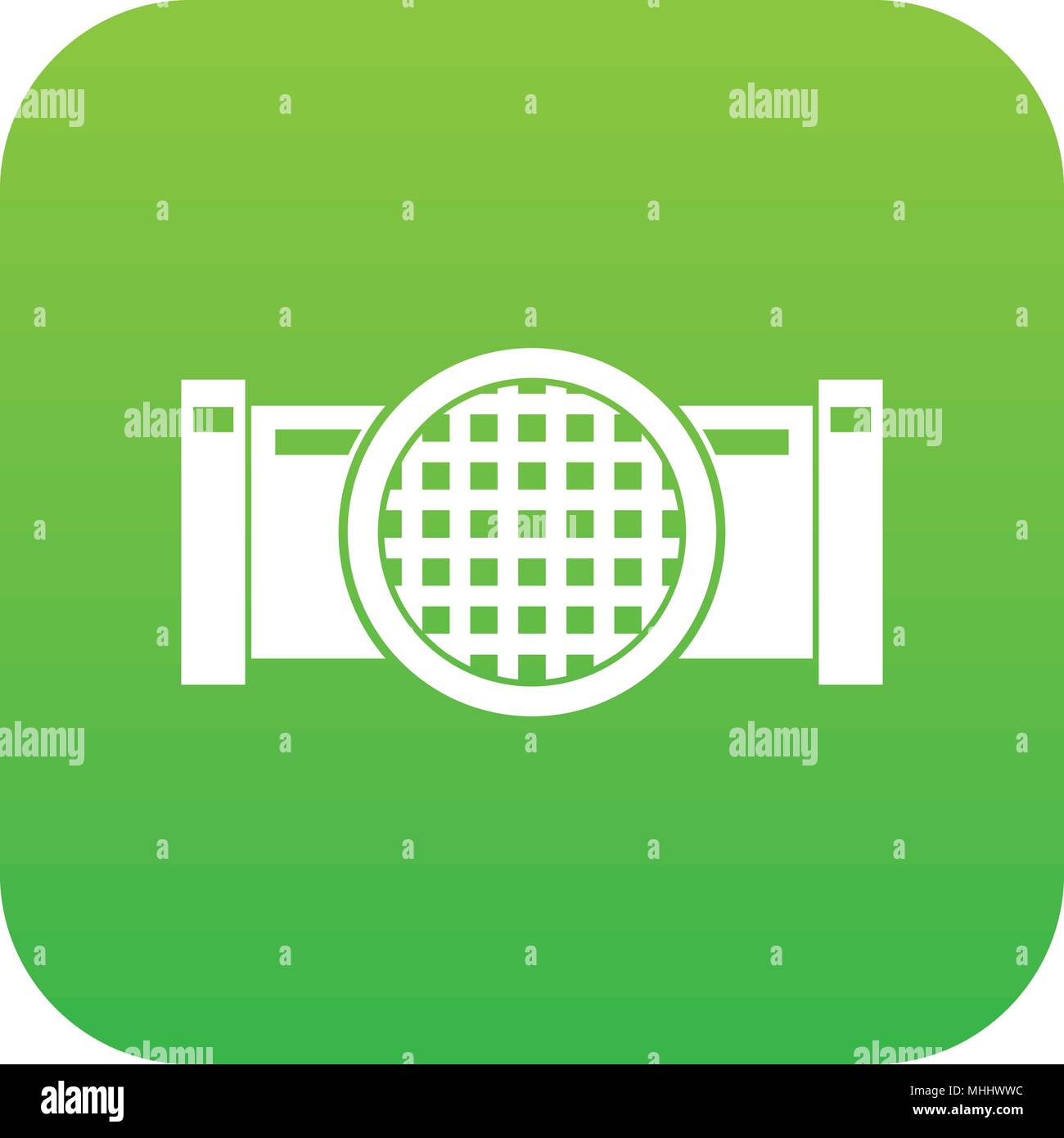 Drain pipe icon digital green Stock Vector Image & Art - Alamy