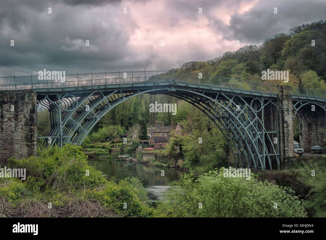 The Iron Bridge in Shropshire was is the world's first bridge made from