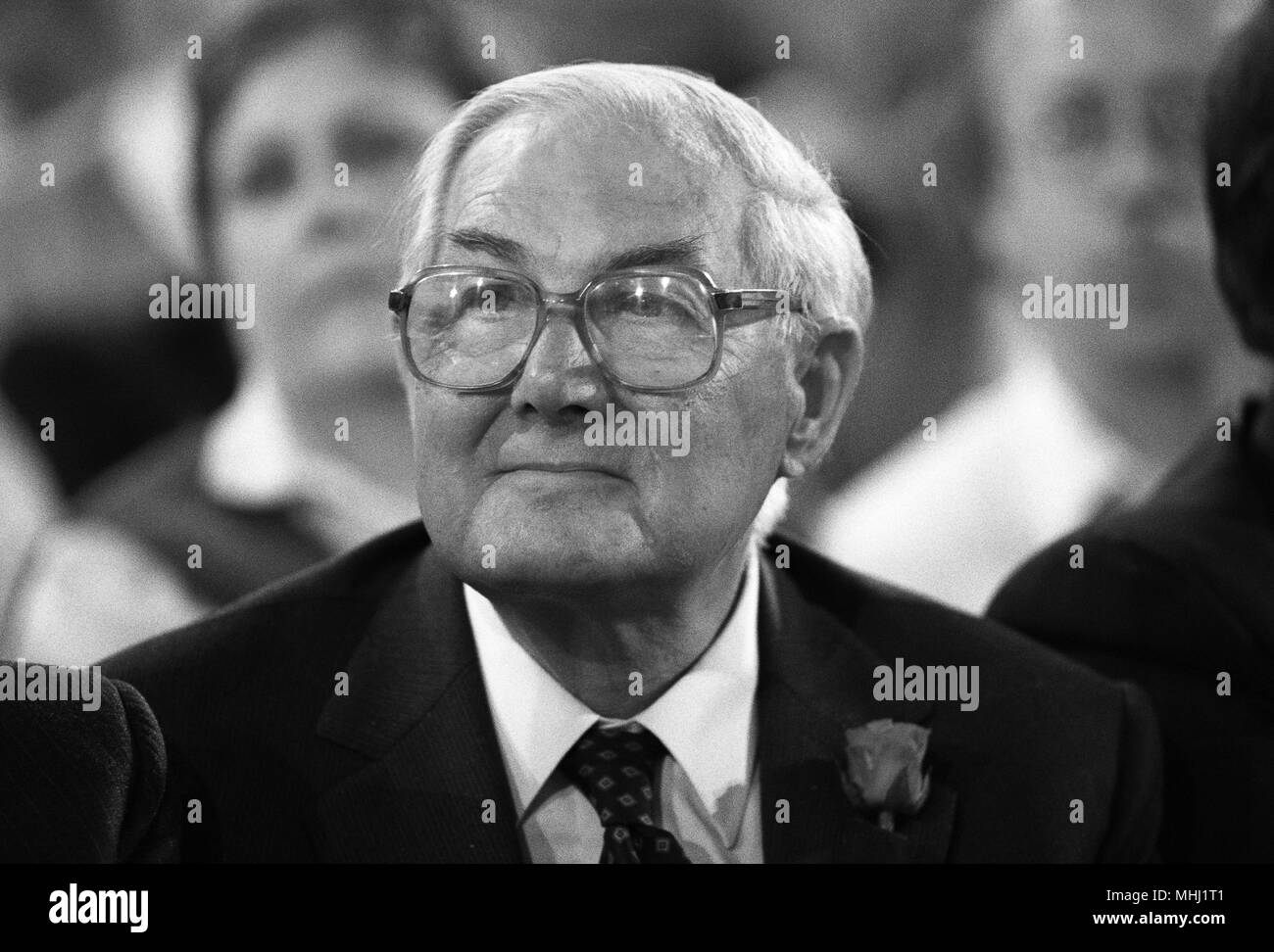 Jim Callaghan Labour Party annual conference 1990. Picture by DAVID BAGNALL Stock Photo