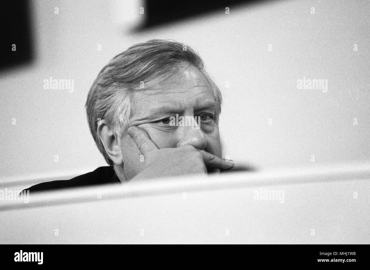 Roy Hattersley Labour Party annual conference 1990. Picture by DAVID BAGNALL Stock Photo