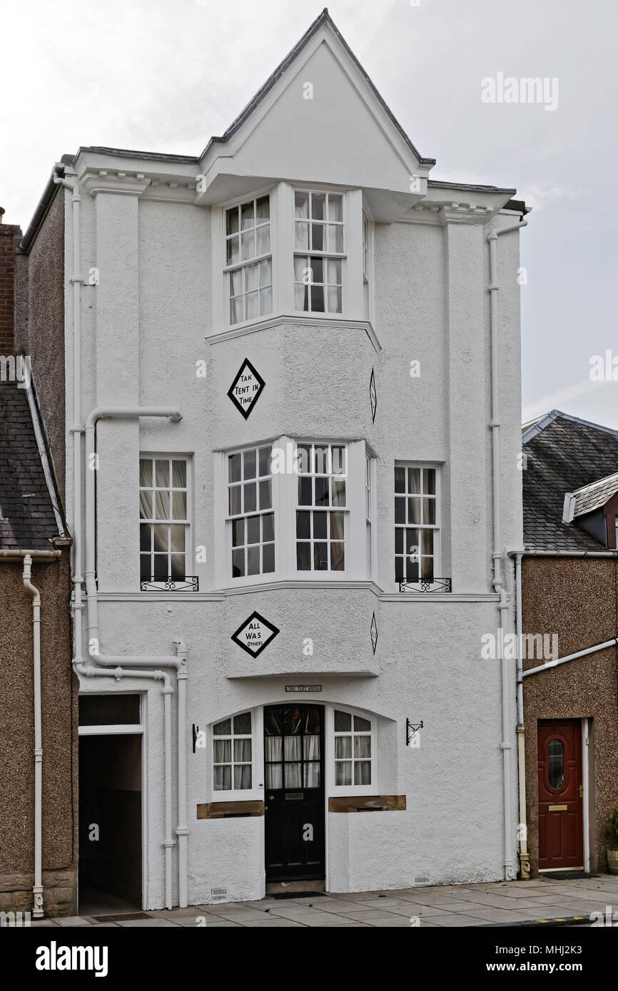 The Text House, Denholm. An Arts & Crafts Style building circa 1910 built by John Haddon Stock