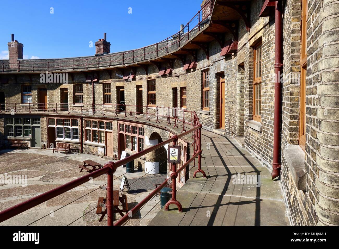 Landguard Fort, Felixstowe Suffolk on a bright sunny May afternoon