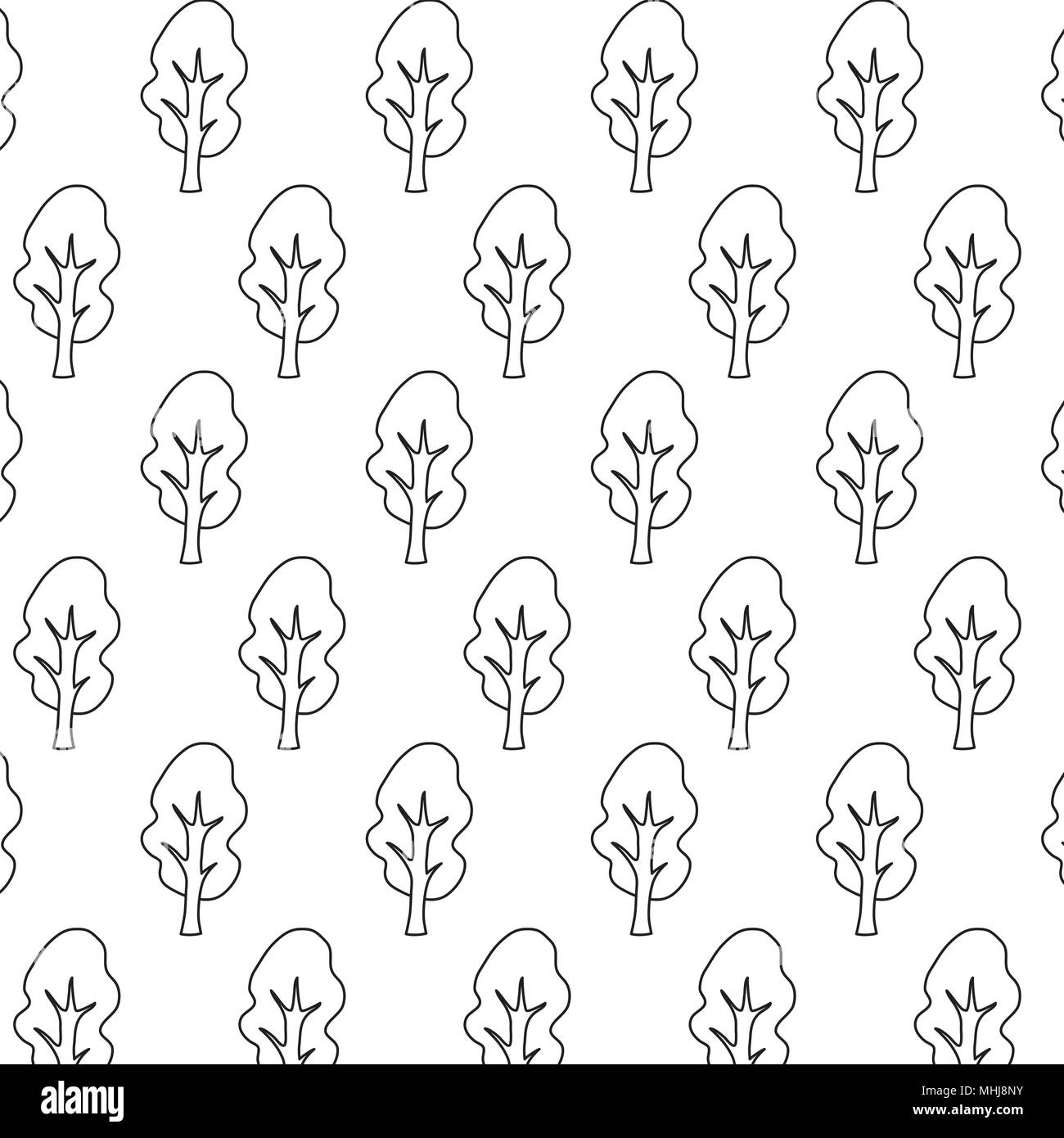 trees background, vector illustration Stock Vector Image & Art - Alamy