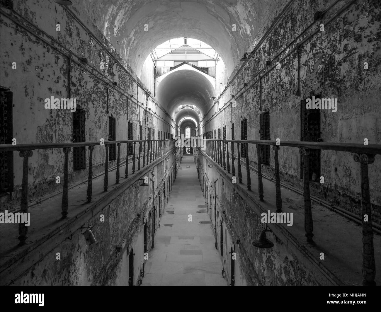 Eastern State Penitentiary Philadelphia Pennsylvania Stock Photo