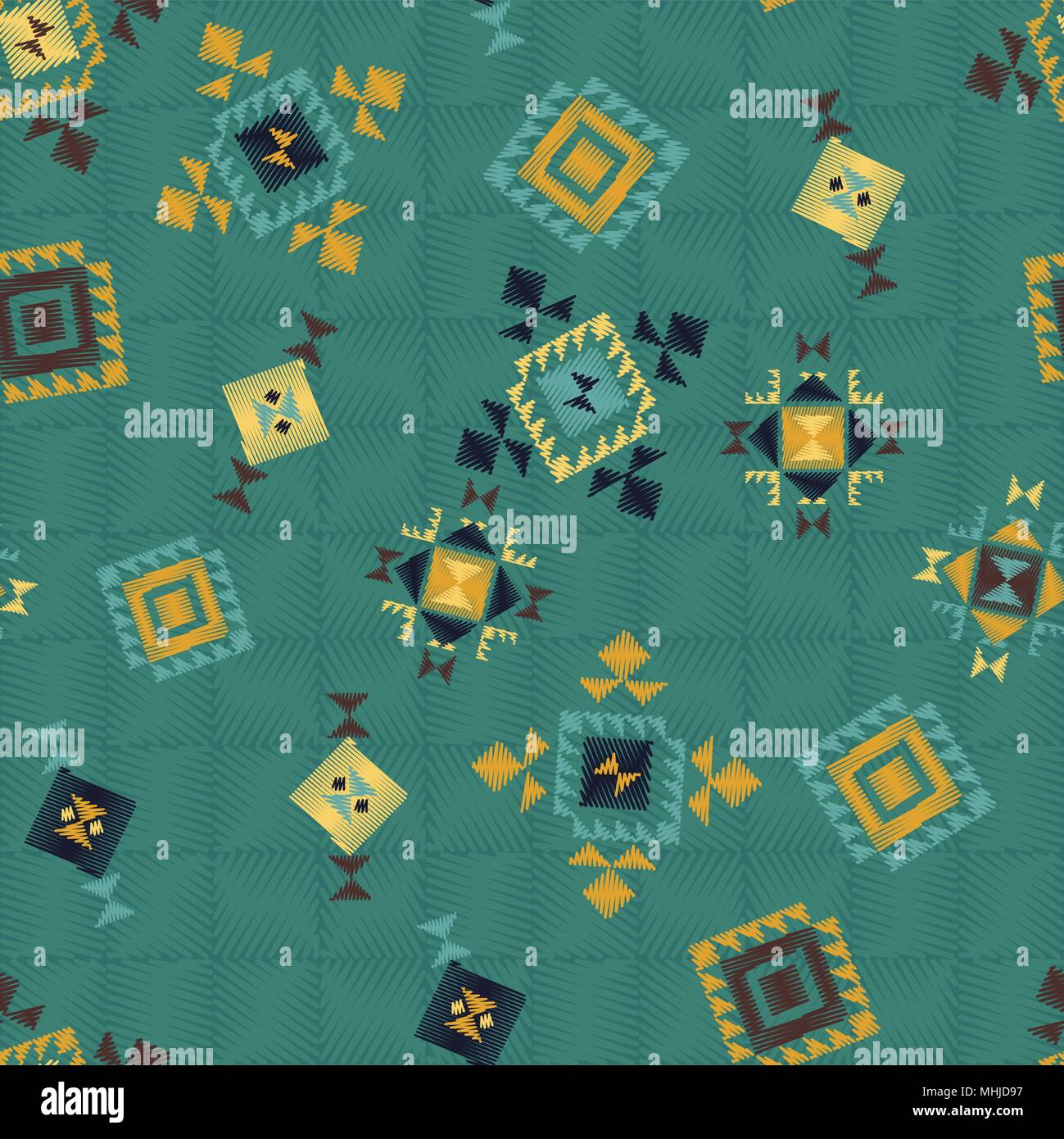Geometric ethnic seamless pattern Stock Vector Image & Art - Alamy