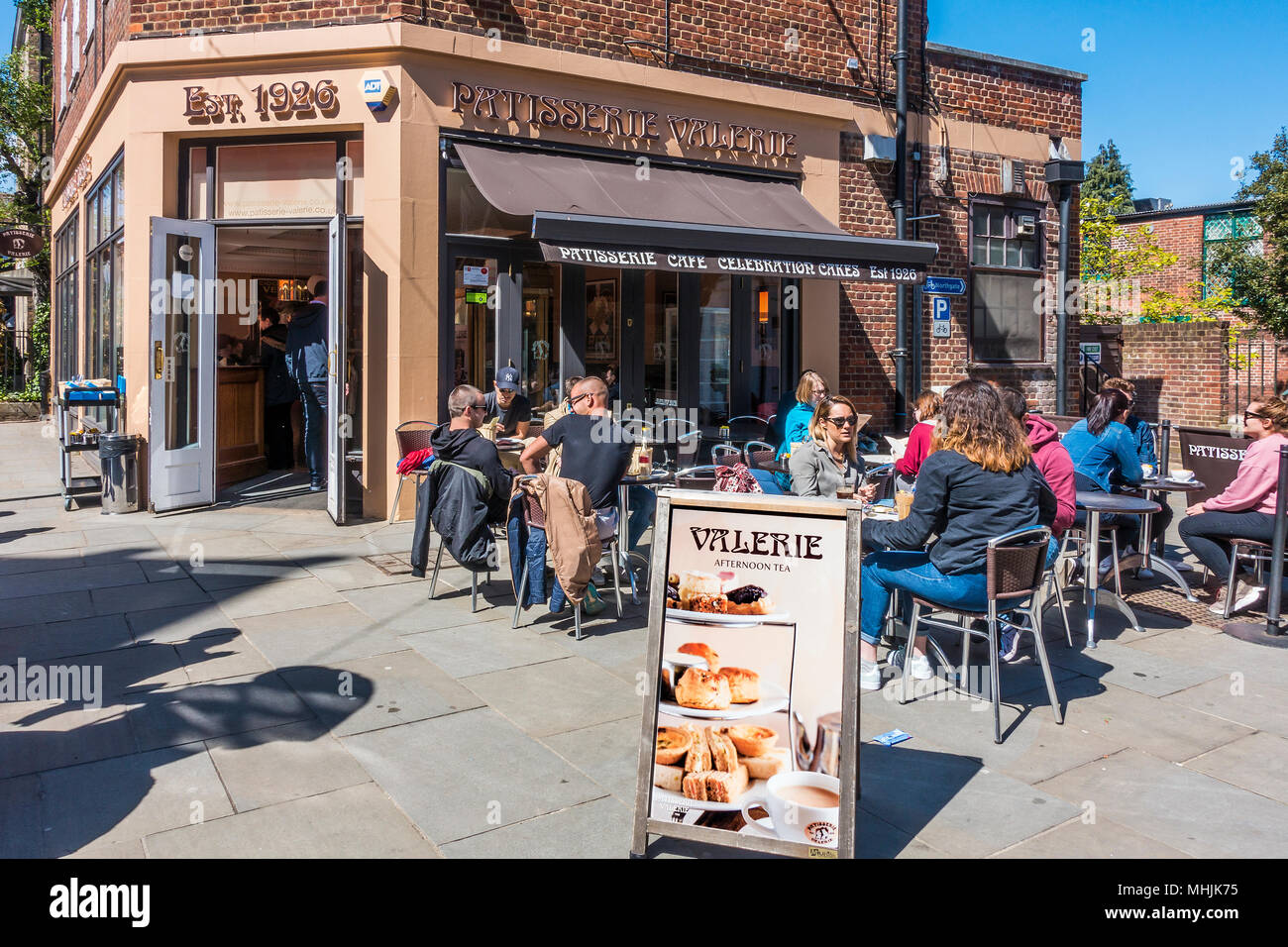 Patisserie Valerie,Coffee Shop,Cafe,Fancy Cakes,Pastries,Teas,Coffees,Canterbury,Kent,England Stock Photo