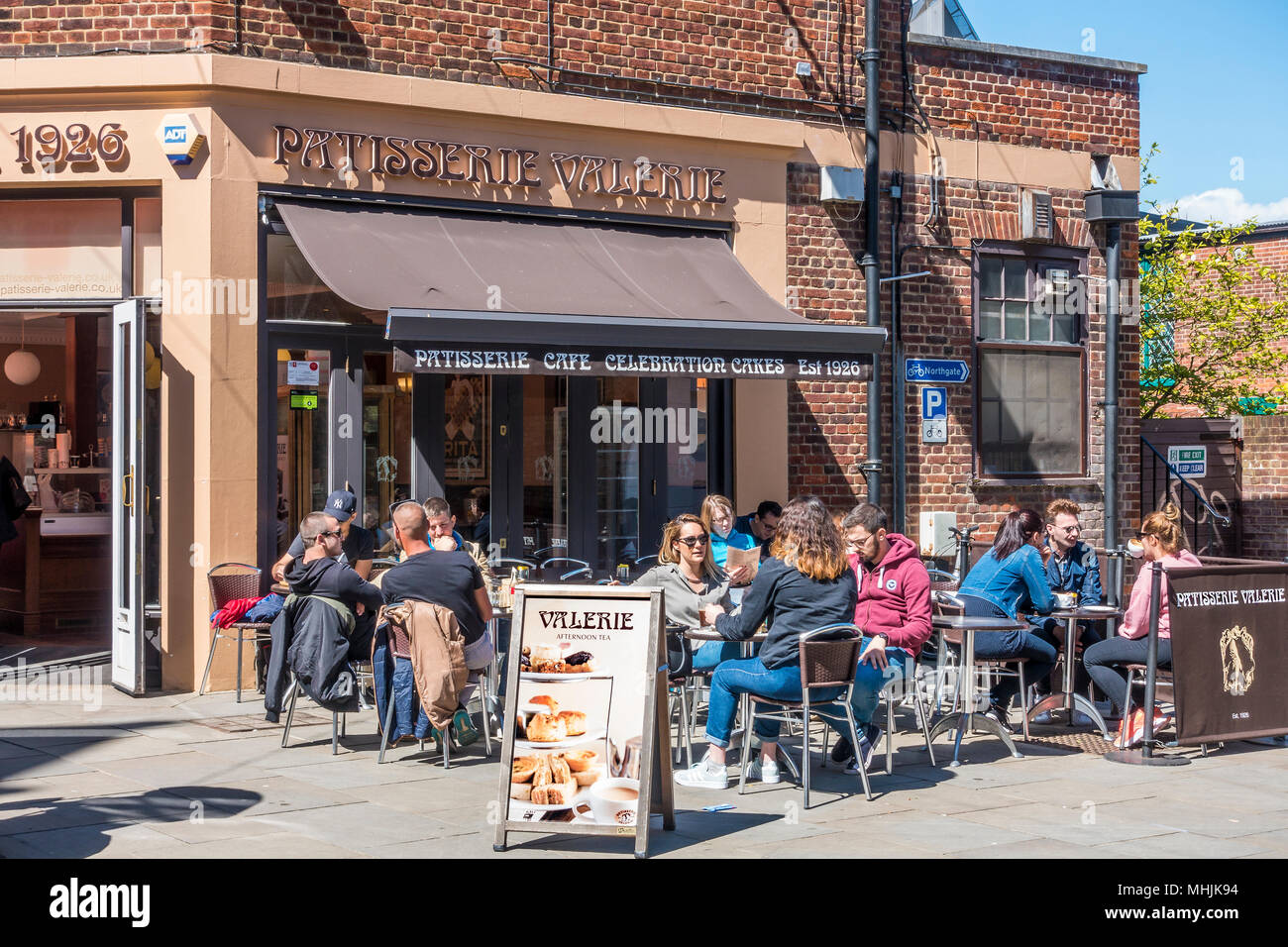 Patisserie Valerie,Coffee Shop,Cafe,Fancy Cakes,Pastries,Teas,Coffees,Canterbury,Kent,England Stock Photo