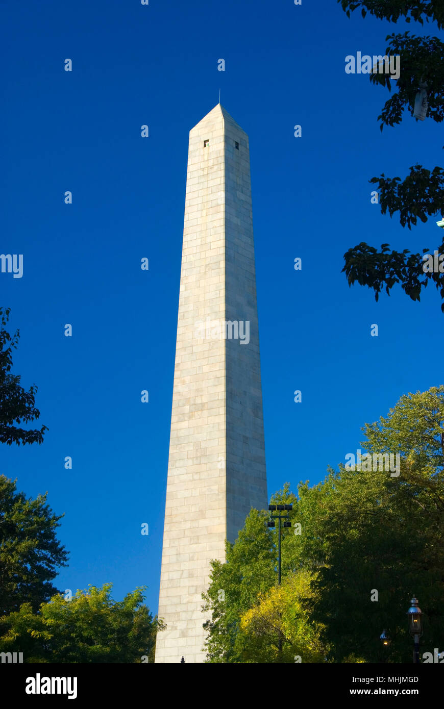 Bunker Hill Monument, Freedom Trail, Boston National Historic Park ...