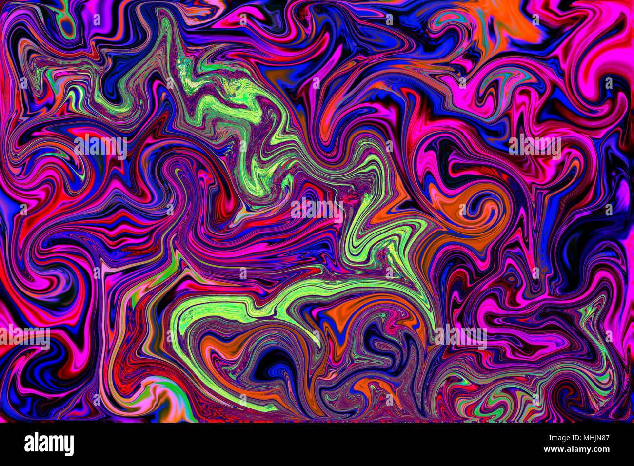 Abstract purple swirl insipred by the 90's culture Stock Photo