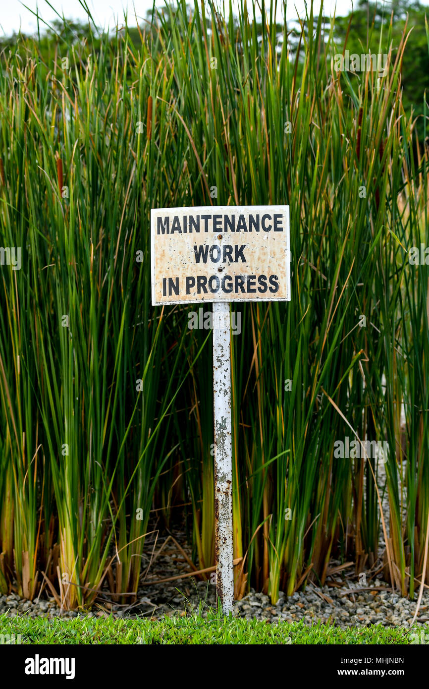Work in progress sign hires stock photography and images Alamy