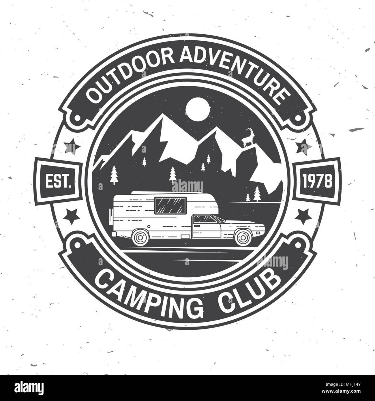 Camping club. Vector illustration Stock Vector Image & Art - Alamy
