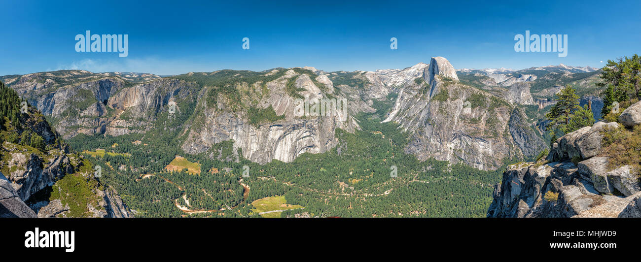 Lake half dome yosemite national hi-res stock photography and images ...