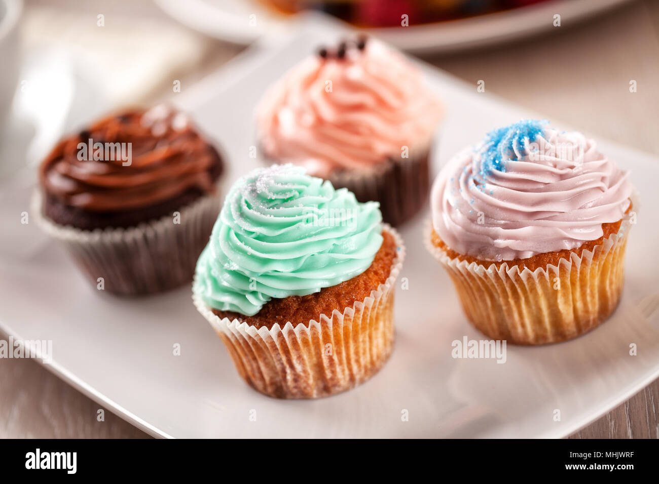 Mixed Cupcake Stock Photo