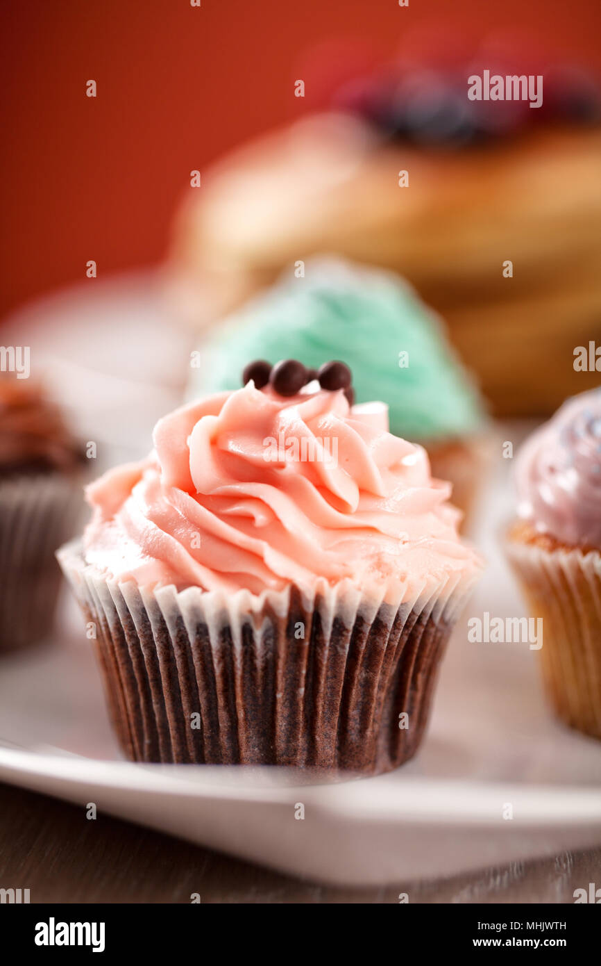 Mixed Cupcake Stock Photo