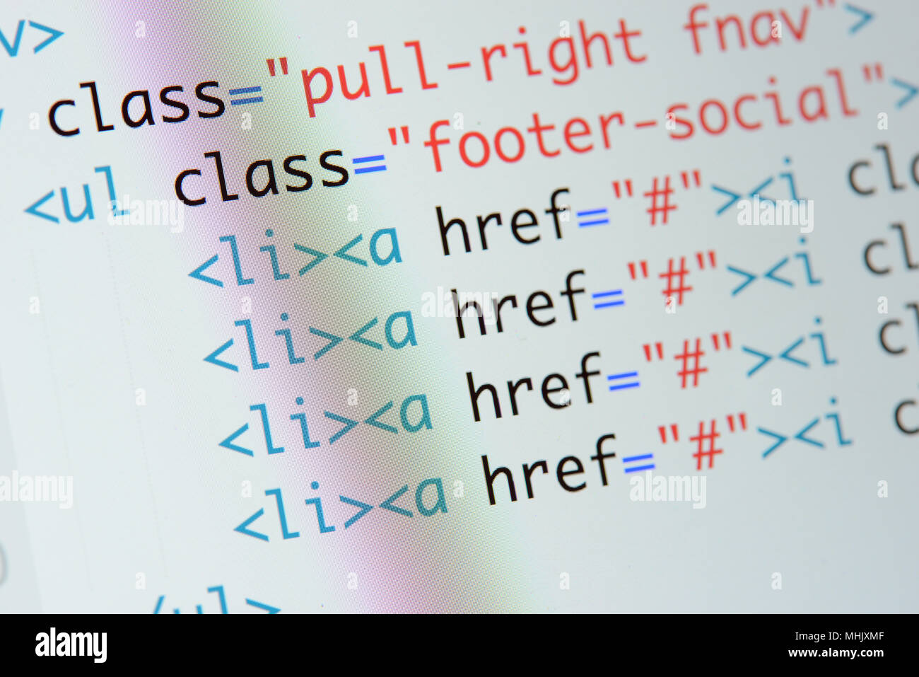 Html programmer hi-res stock photography and images - Alamy
