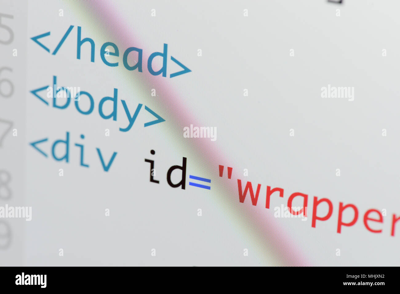 Html programmer hi-res stock photography and images - Alamy