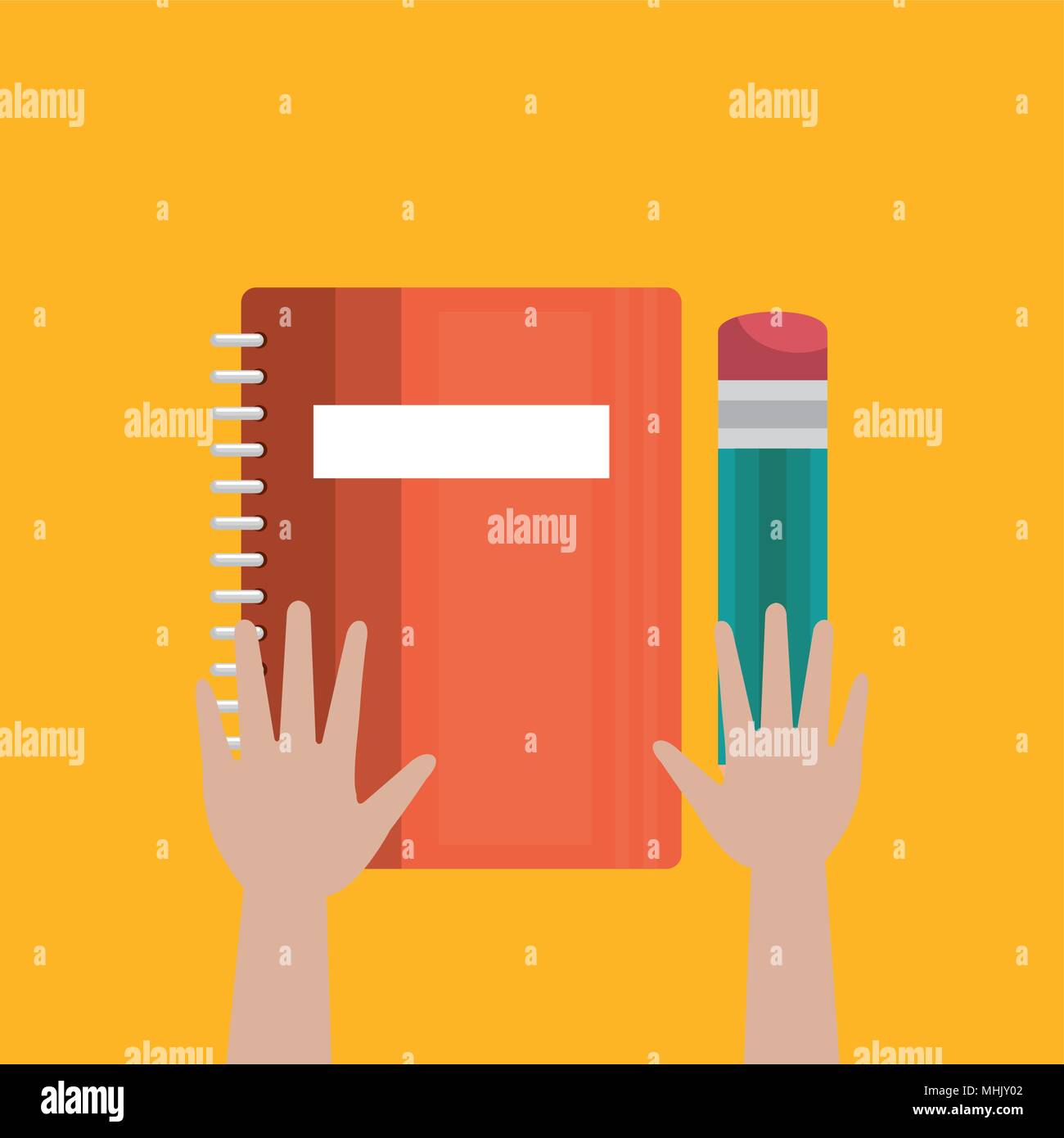 education easy learning set icons Stock Vector