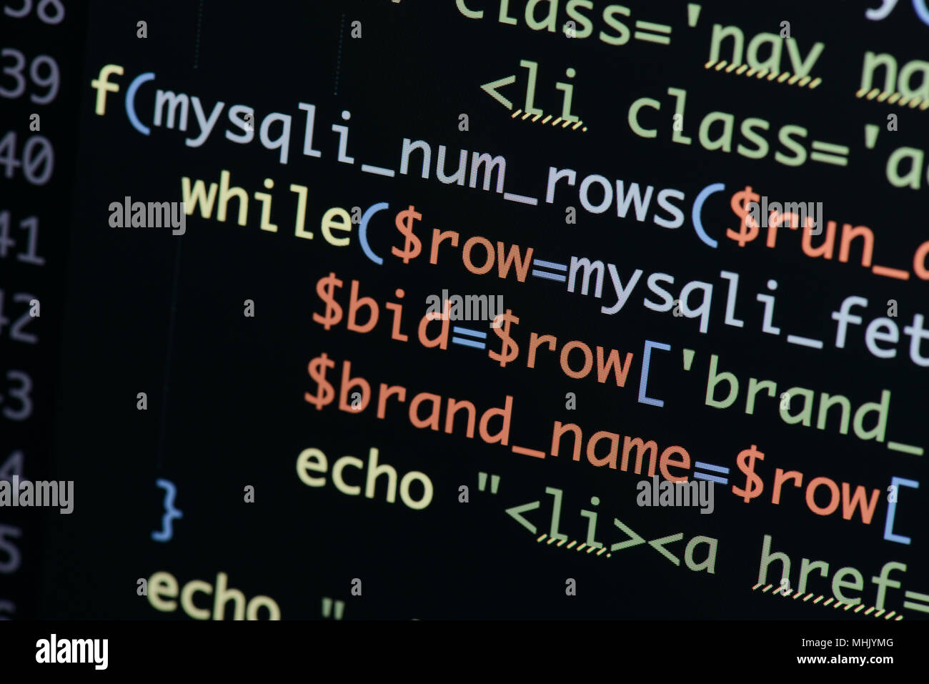 Sql screenshot hi-res stock photography and images - Alamy