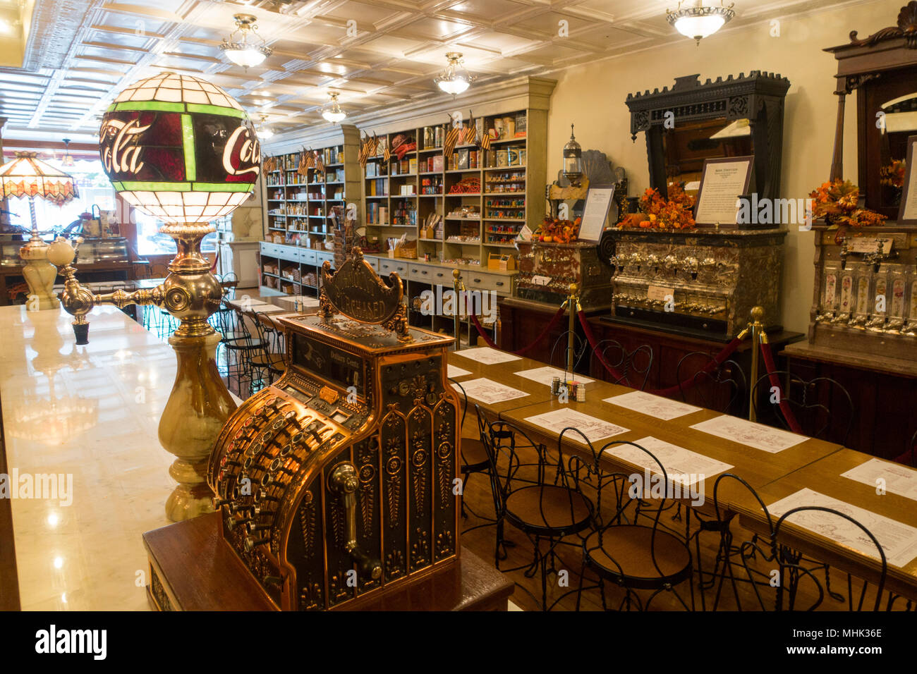 American Old-Fashioned Ice Cream Parlor