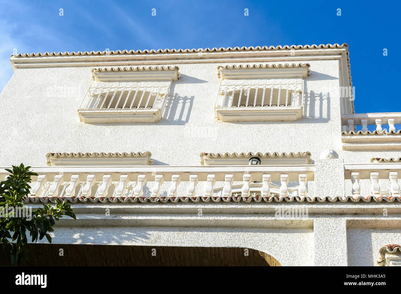 Architecture of Chefchaouen, Morocco. Stock Photo