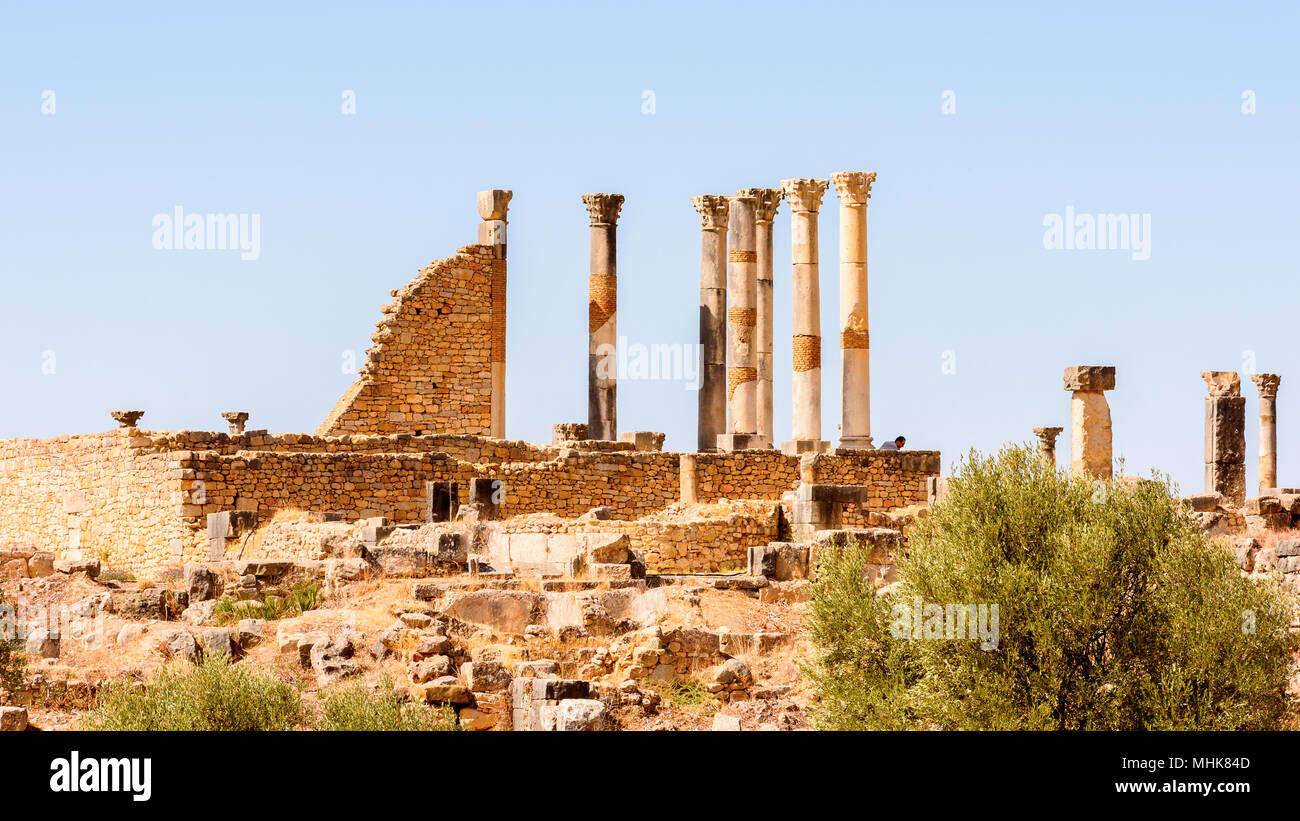 Volubilis, An Excavated Berber And Roman City In Morocco, Ancient ...