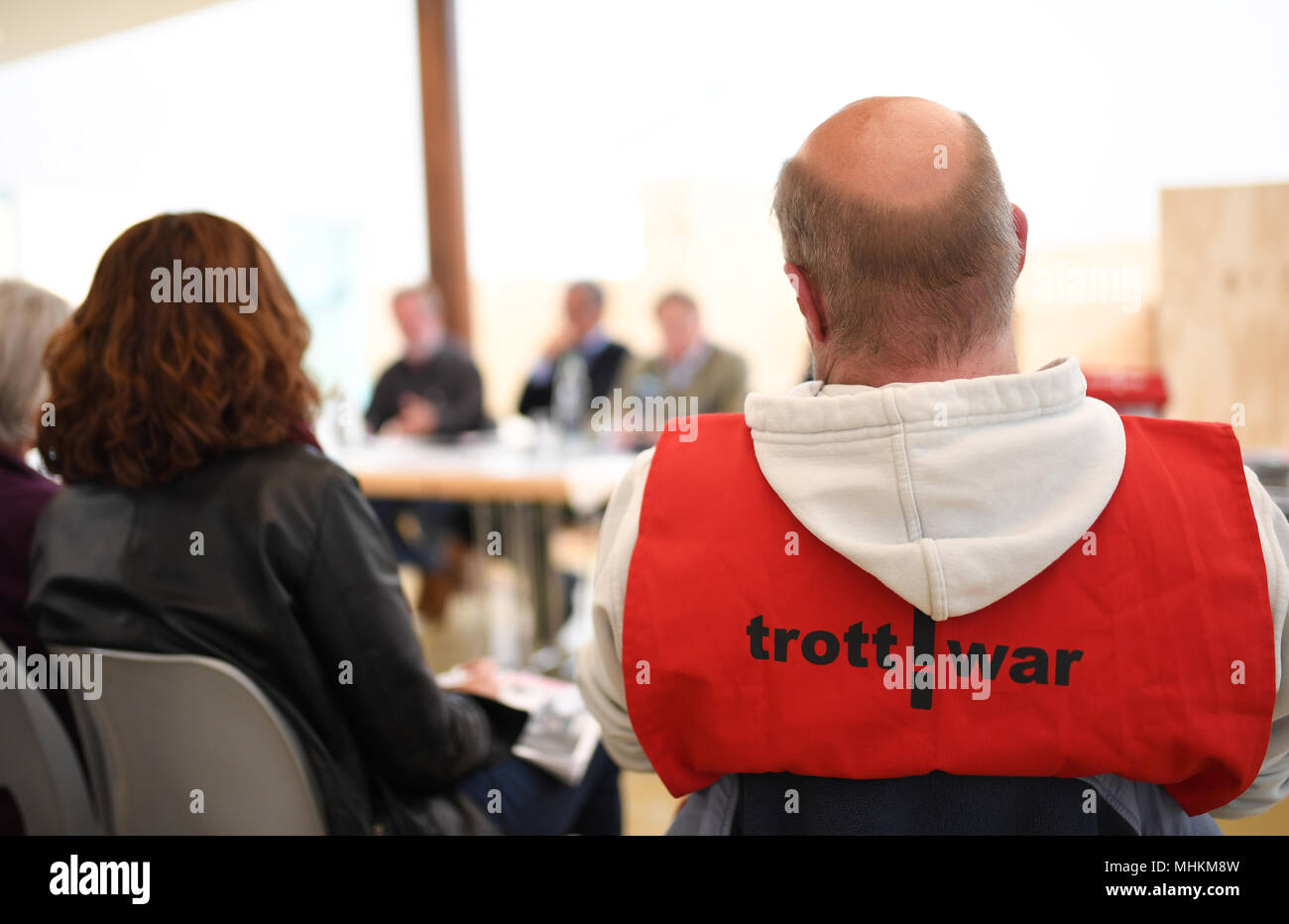 Eberdingen Deutschland 02nd May 18 Trott Was Salesman Thomas Schuler During The Presentation Ges Football On