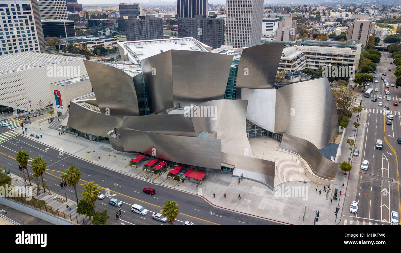 Walt disney concert hall los angeles hi res stock photography and