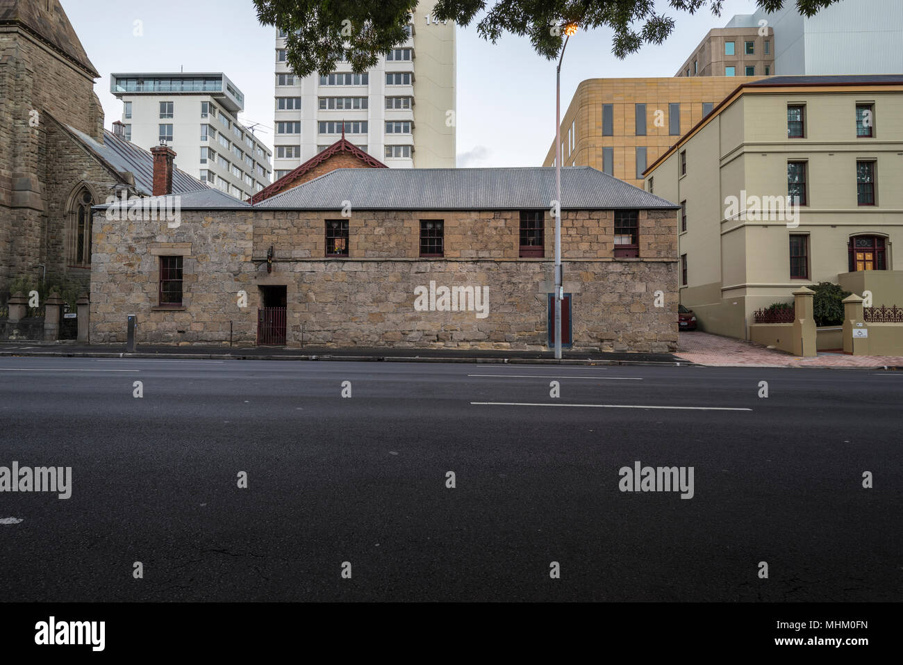 1875 Real Tennis Club building, Hobart, Tasmania Stock Photo