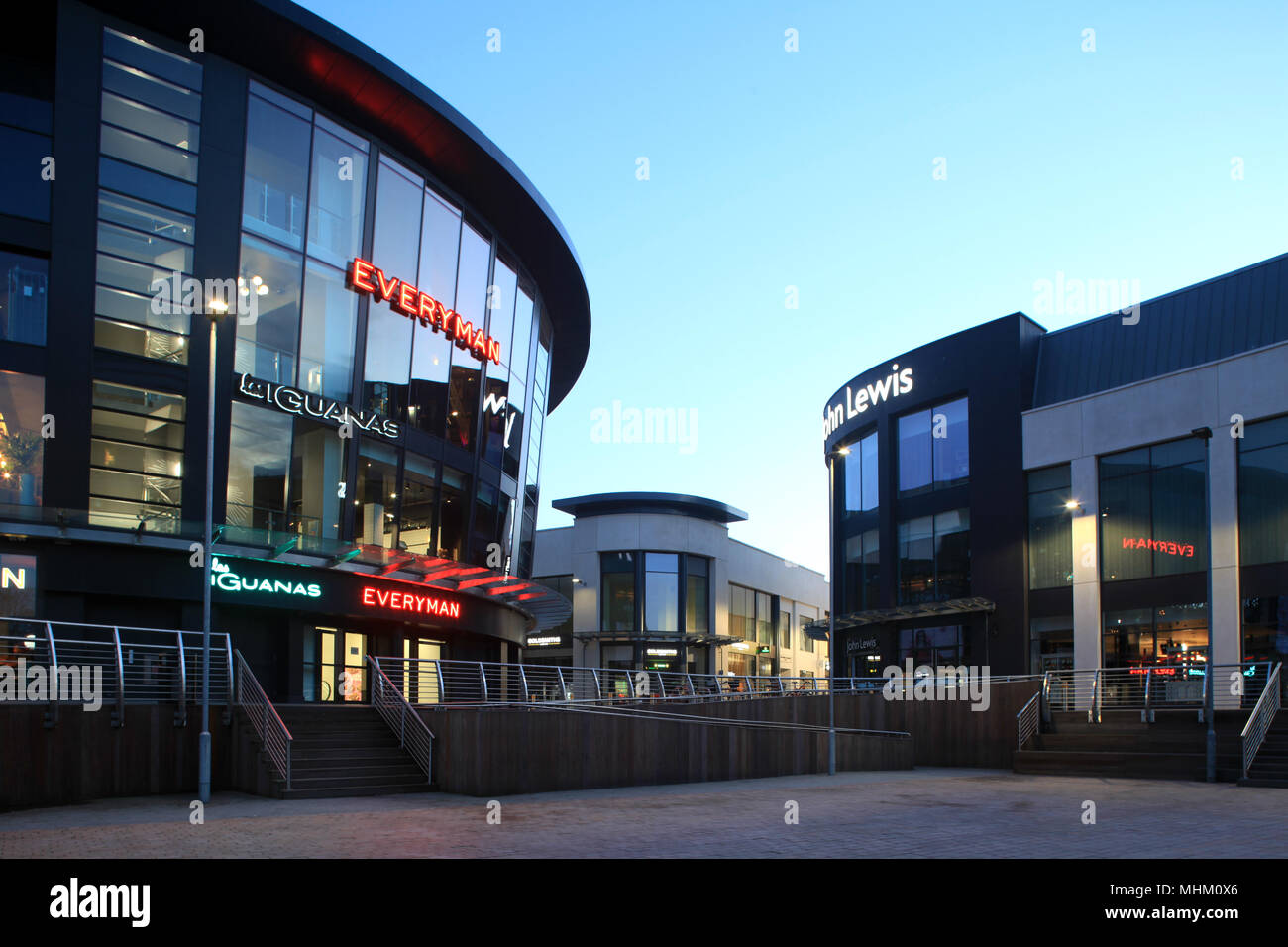 Bond Street shopping and restaurant development, Chelmsford, Essex, England Stock Photo Alamy