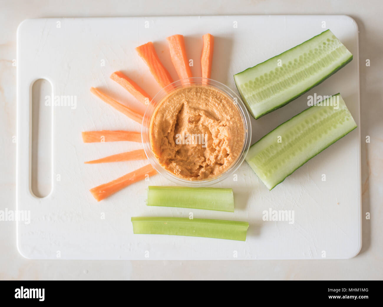 Celery cucumber and carrots healthy snack Stock Photo Alamy