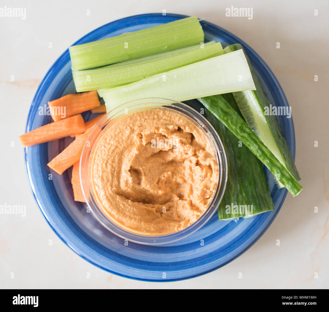 Celery cucumber and carrots healthy snack Stock Photo Alamy